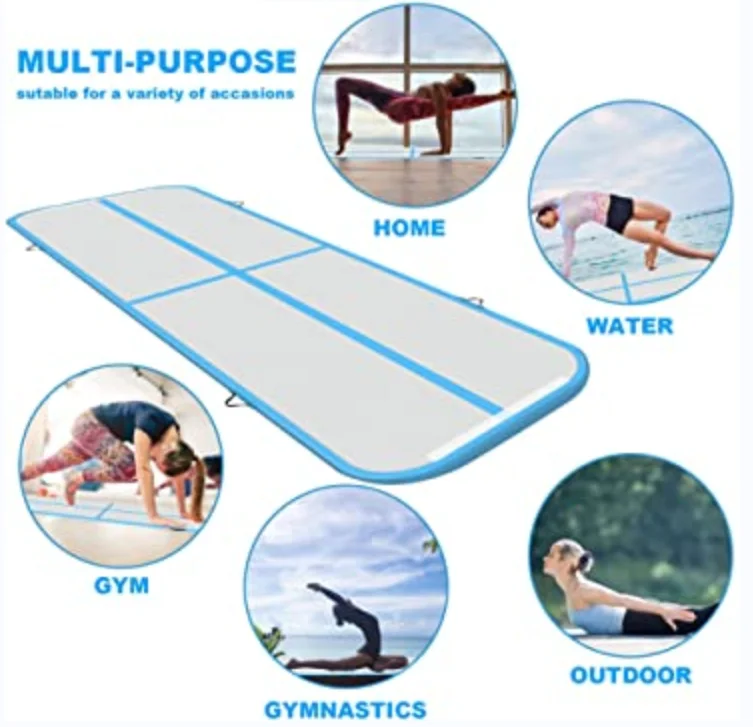 3m 4m 5m 6m Wholesale Inflatable Air track /Factory Price Inflatable Gymnastic Mats /Yoga Mats