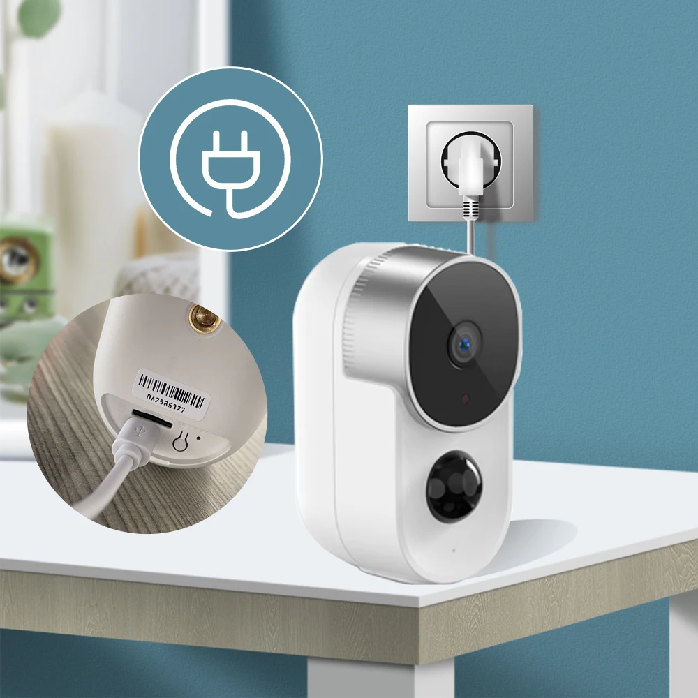 Video Doorbell Smart Wireless Wifi Security Door Bell Camera Visual Recording Home Monitor Night Vision Intercom Door