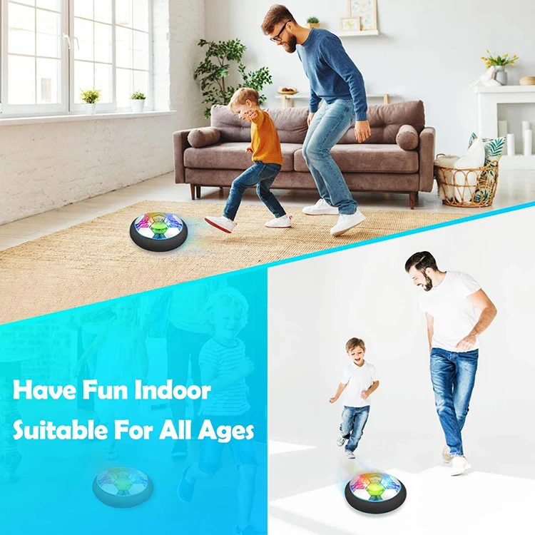 Balin Hot Sale Plastic Charging Indoor Kids Toys 2024 Hover Football Hover Soccer Ball Toy With 2 Goals