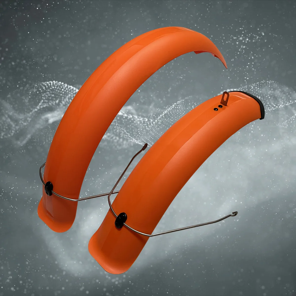 High Quality Plastic Mudguard Quick Release 26Iinch*4.0 Snow Fat Bike Mudguards Front Rear Bicycle Fenders