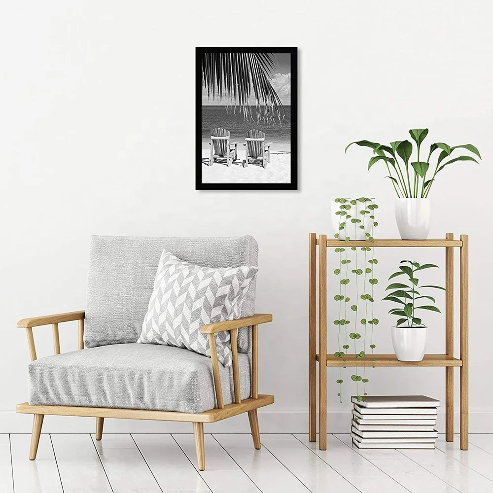 
American flat black poster frame, 13x19 