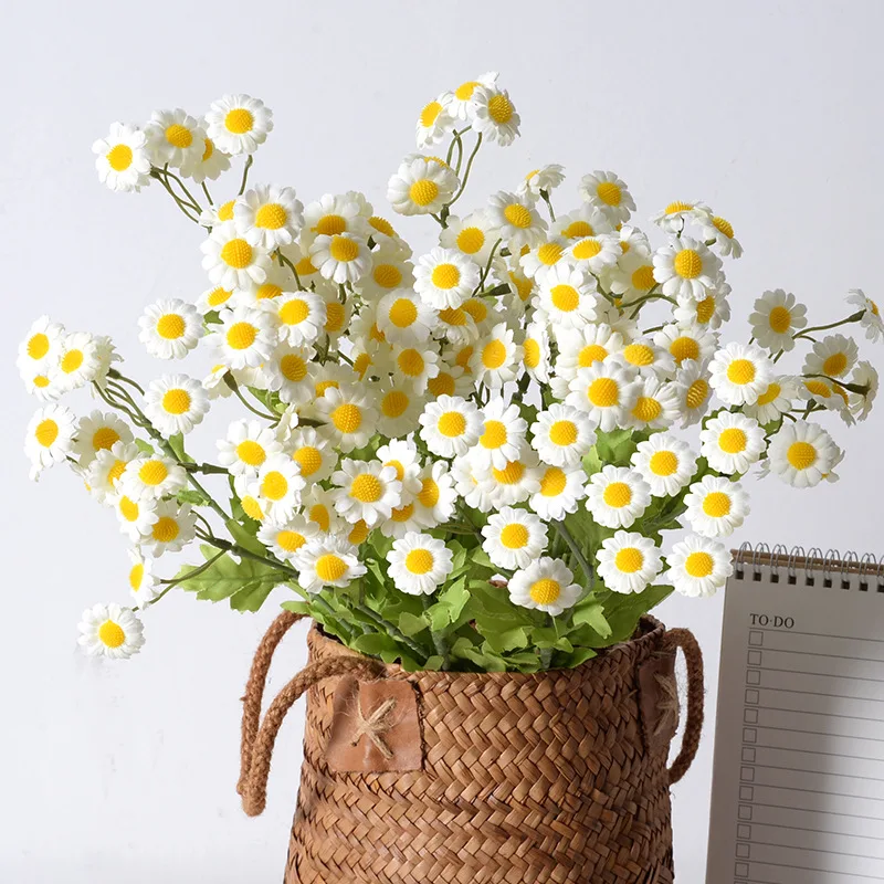 Wedding spring  artificial flowers daisy bouquet silk flower Chrysanthemum Chamomile