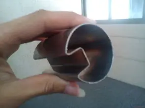 The manufacturer processed 201 304 stainless steel grooved tubes for multi-purpose special-shaped tubes