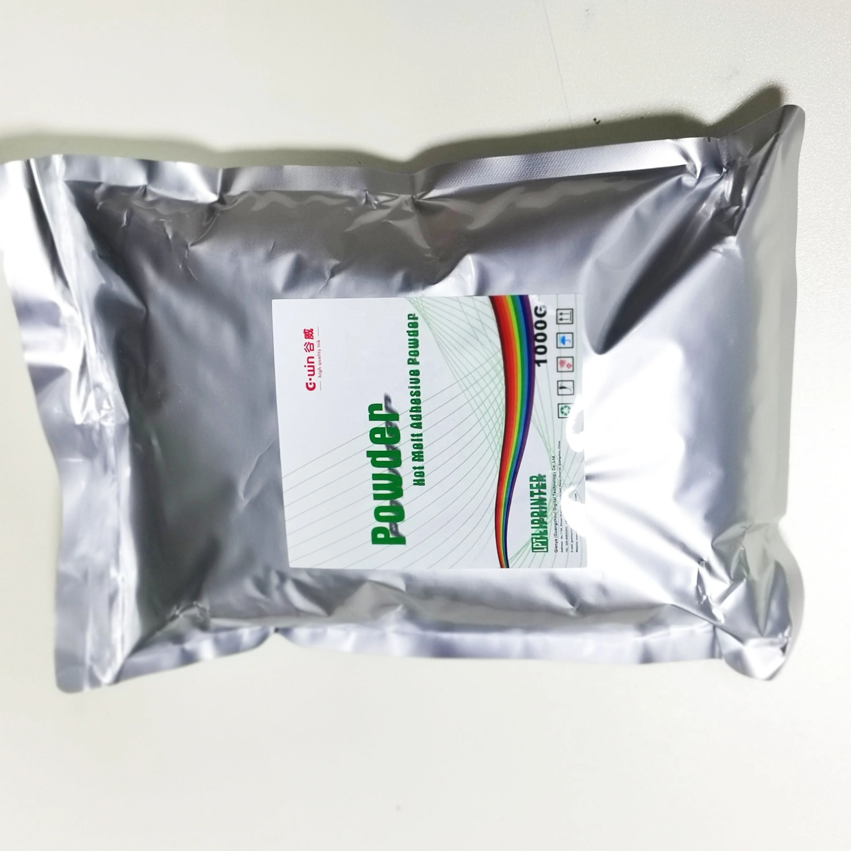 1KG DTF Hot Melt Powder White Adhesive Powder Pigment Powder For DTF Heat Transfer PET Film Printing