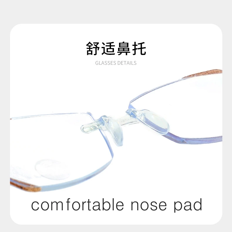 Intelligent automatic zoom high-definition fashionable TR frame anti blue light presbyopia glasses for men women