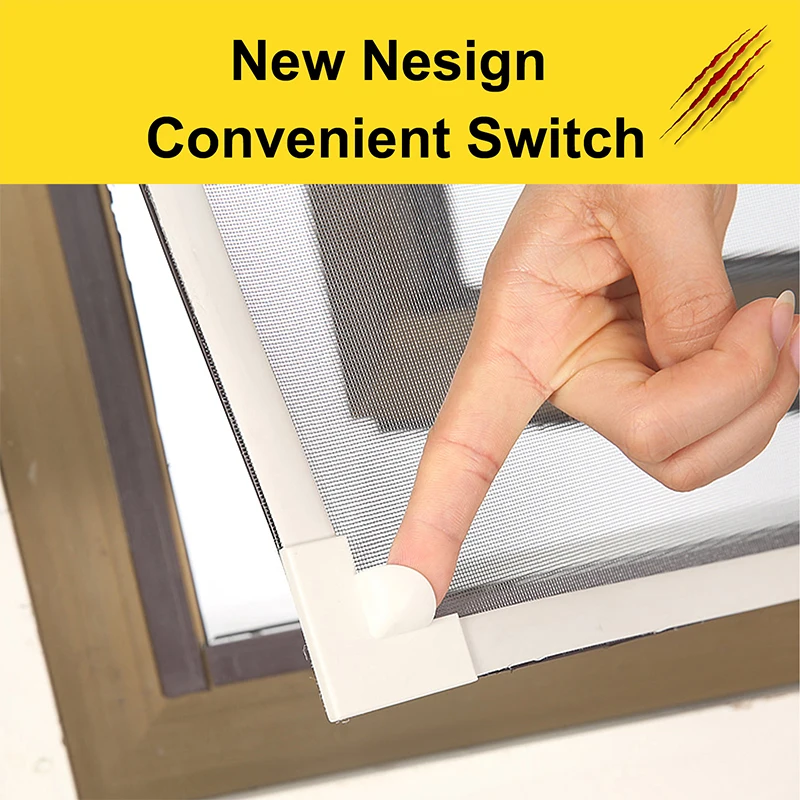 Elegant and brief magnetic  screens for various windows