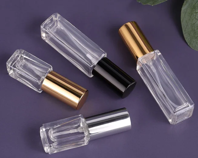 Widely used superior hot selling sample rectangular matt clear vintage glass custom china vintage perfume bottle