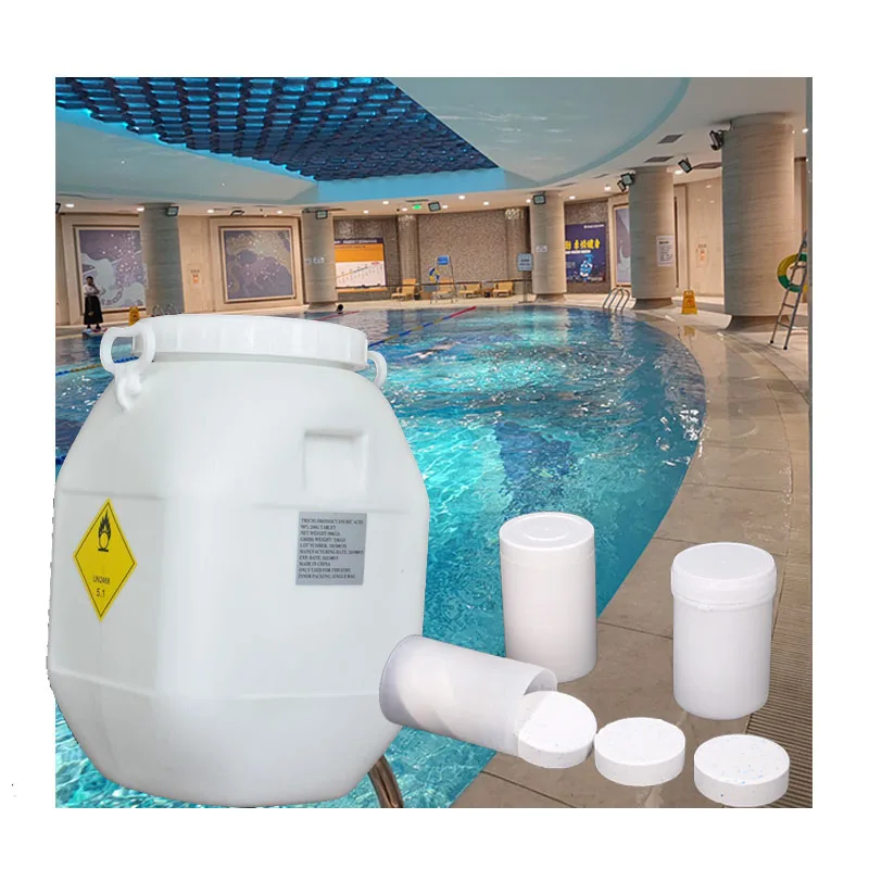 TCCA trichlorchlorine tablets 3 inch trichloroisocyanuric acid 90 powder trichlorogranular chlorine for cleaning swimming pool
