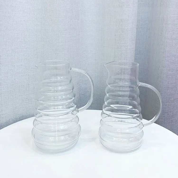 Transparent Glass Tea Jugs Drinking Restaurant BarJuice Glass Water Jug glass