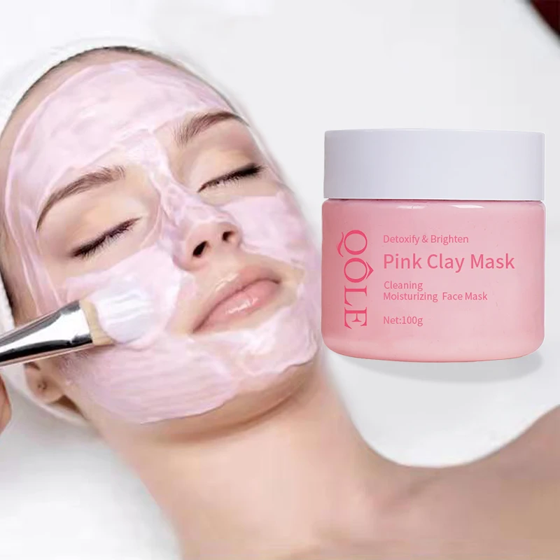 face oil control removal acne low price face Pink Color pink Color clay Mask