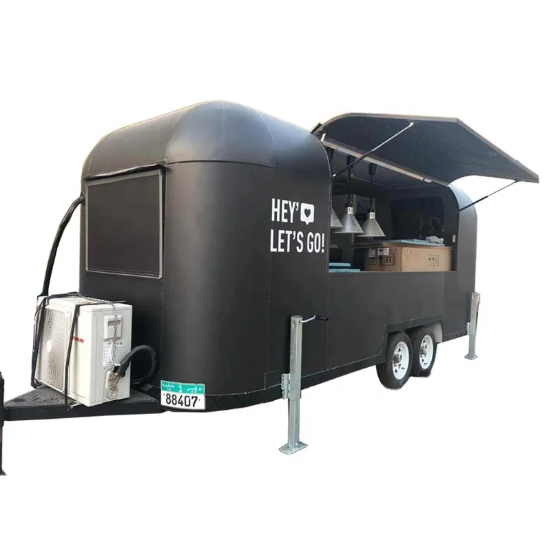 New Arrival 4 Meters Length Airstream Food Vending Trailer/Street Mobile Food Truck