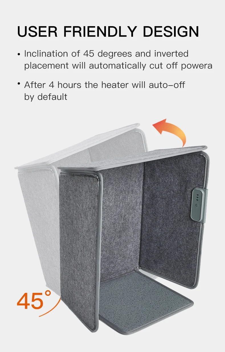 Portable size energy-saver electric portable radiator heater