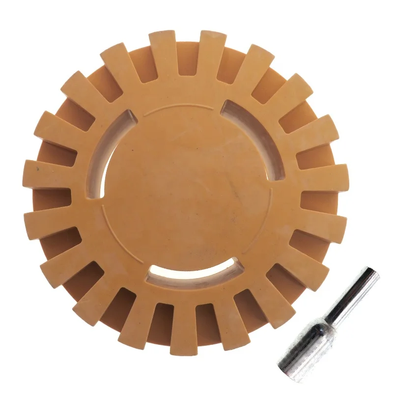 4Inch 100MM Rubber Eraser Wheel Pinstripe Double Sided Adhesive Vinyl  Decal Graphics Removal Tool
