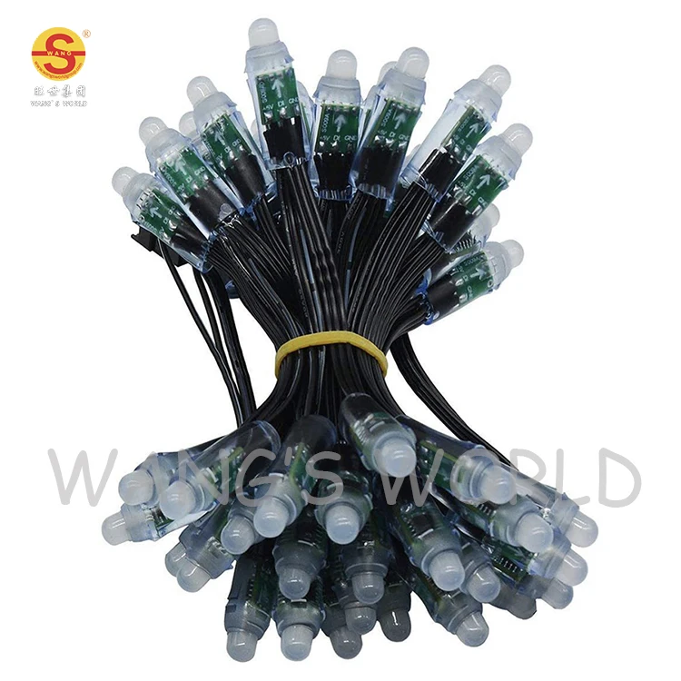 WS2811 1903 E27 осветительная гирлянда RGB DC5V светодиодная Пиксельная Гирлянда для Рождественского украшения