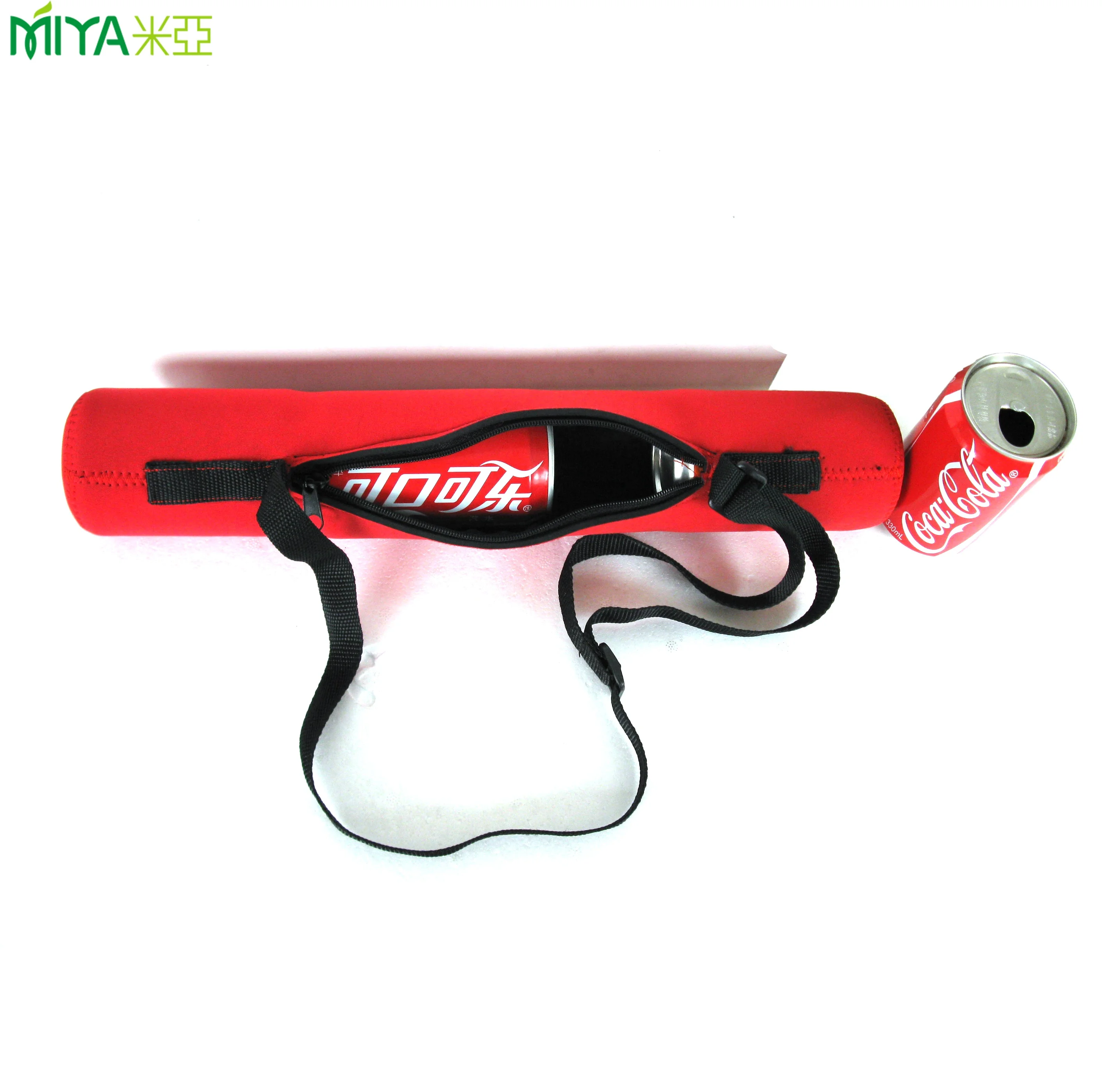 
Hot product neoprene can beer tube cooler bag with shoulder strap 