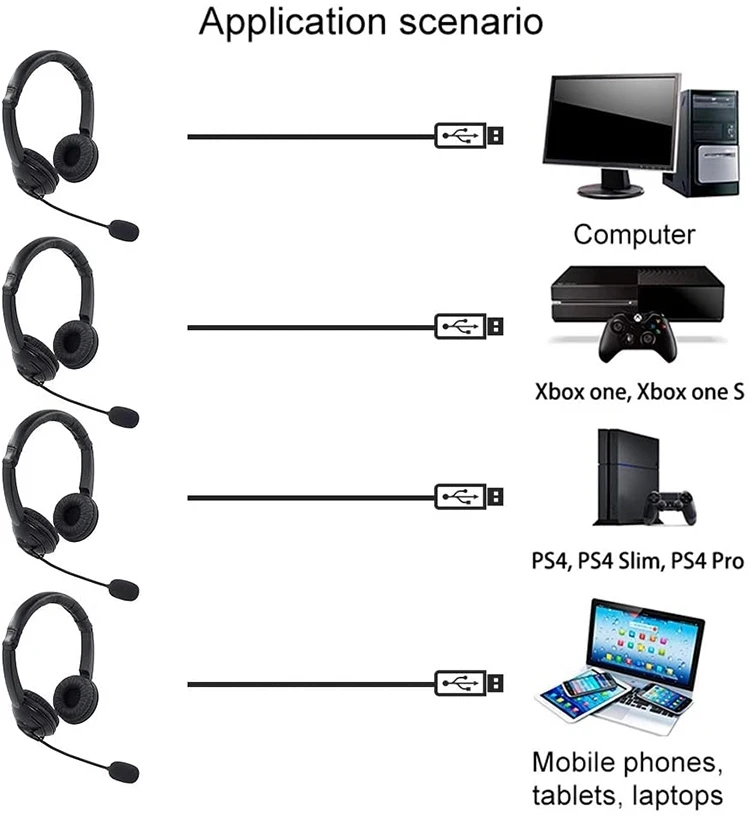 
buy extra bass mic free shipping 3.5mm wired headphones gaming headset with microphone for computer 