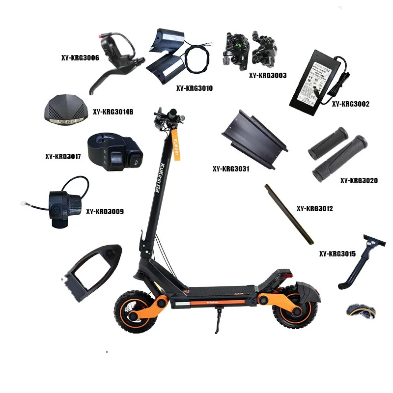 New Image Wholesale Price Display Charger Headlight For Kukirin G3 Pro G2 Max M4 M4Pro Electric Scooter Spare Parts Accessories