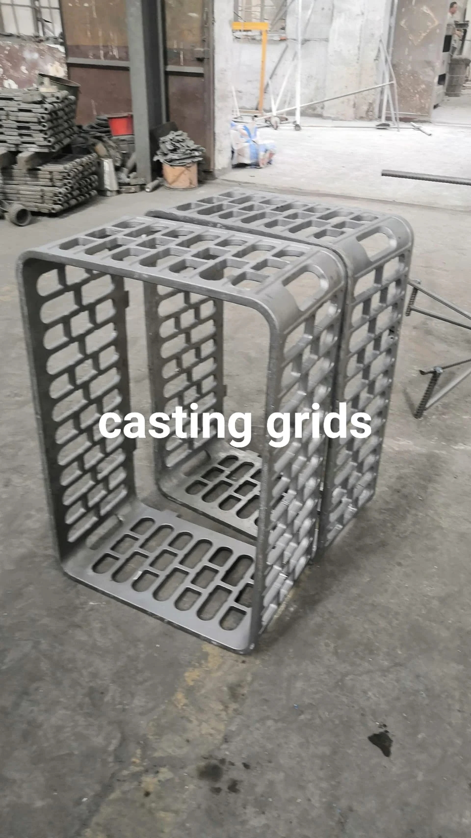 Heat treatment investment casting heat resistant steel furnace baskets in heat treatment furnace