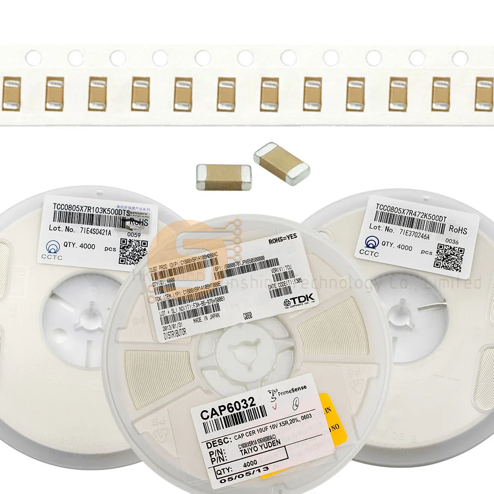 GA1206Y683KBJBT31G 0.068UF 16V X7R 1206 SMD Ceramic Capacitor