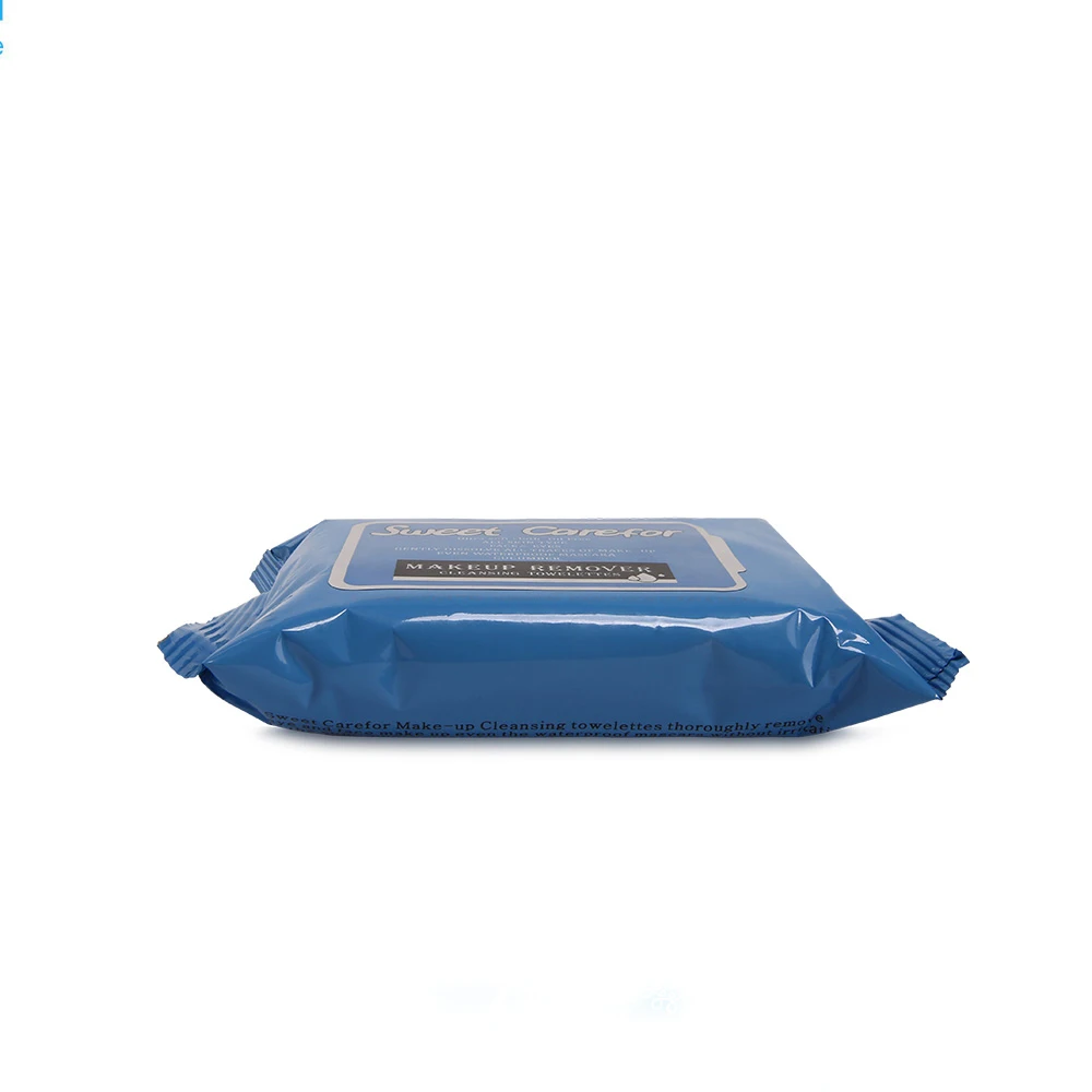 Factory direct sell low price custom Adult sensitive eye and face oil free wipe | make up remover towelettes