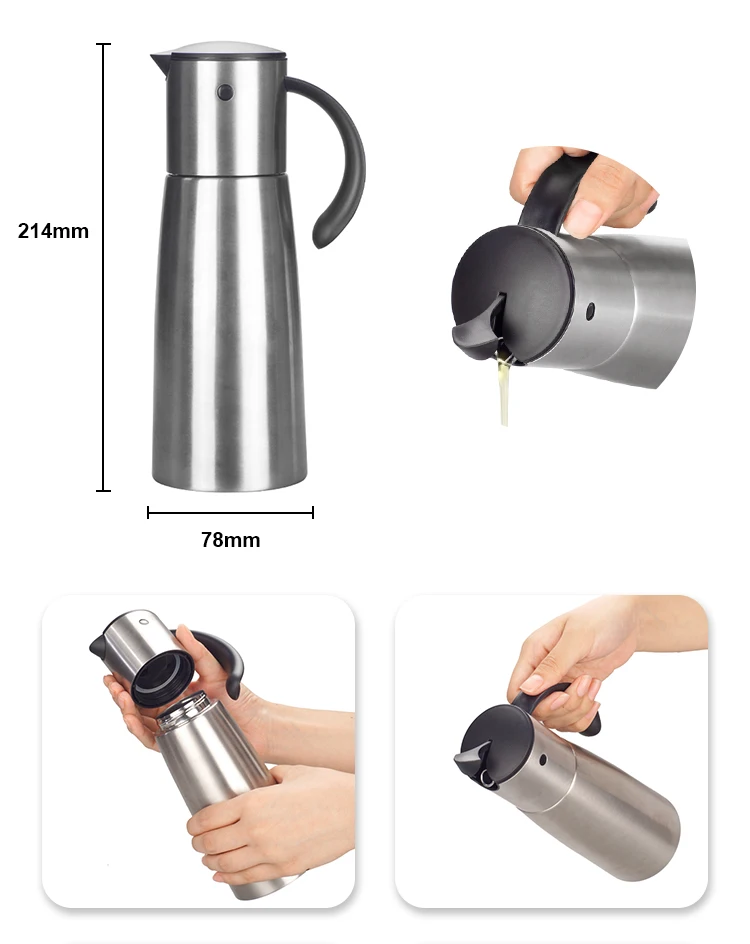 Promotion BBQ portable food grade glass bottle olive oil dispenser bottle