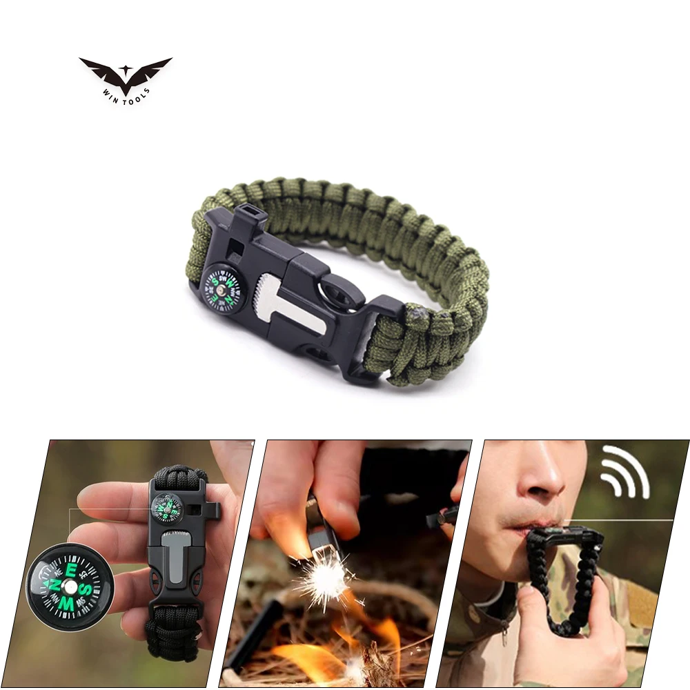 Outdoor Camping Equipment Multifunctional Emergency Survival Kit for Camping Hiking Travelling