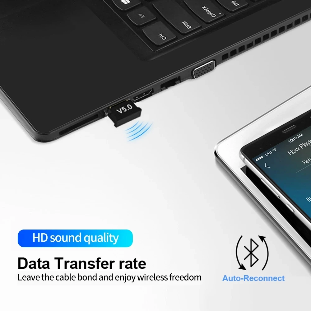Usb Bluetooth 5 1 адаптер 100 м длинный Диапазон ключ для ПК ноутбука динамик мышь музыка беспроводной аудио приемник передатчик