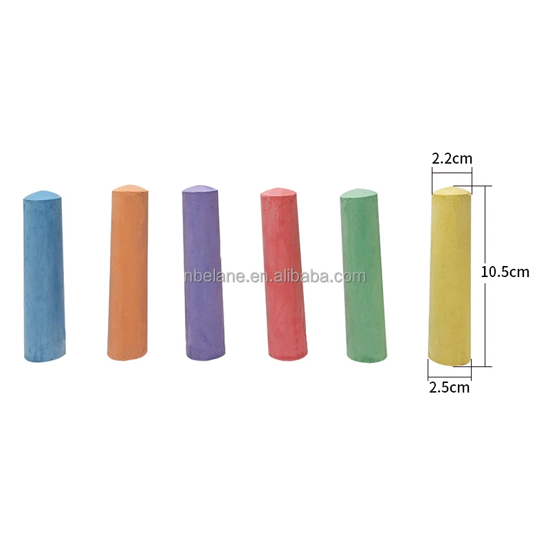 20 PCS hot sale  custom jumble chalk dustless side walk chalk non toxic painting chalk
