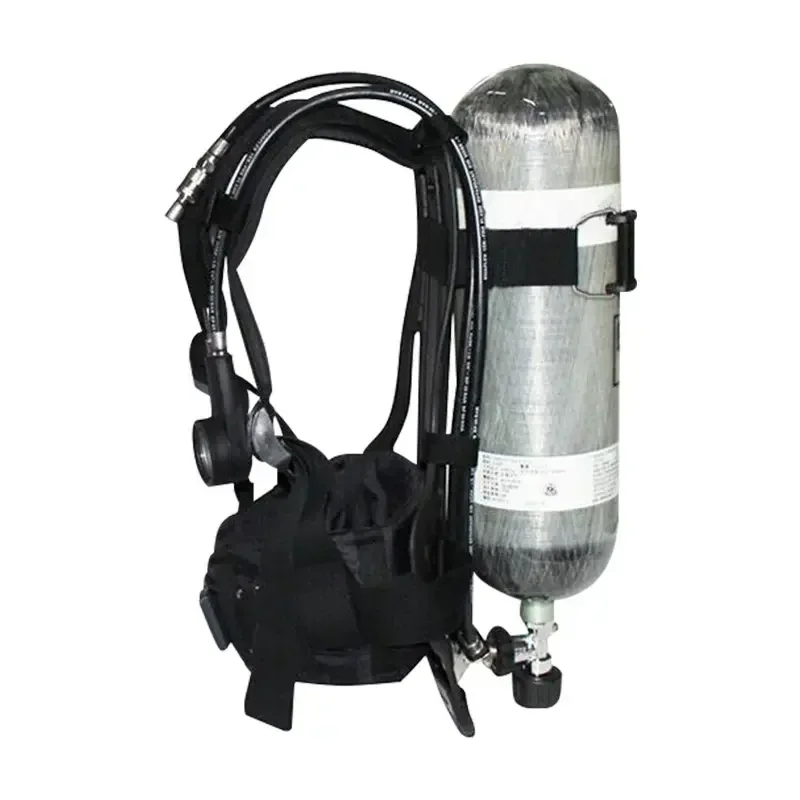 SCBA EC MED CCS Approval Marine Equipment Scba Positive Pressure Air Breathing Apparatus 6.5L with Audible alarm IMPA 330425