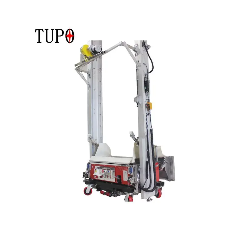 TUPO Automatic Wall Cement Mortar Painting Machine Without Manual Plastering
