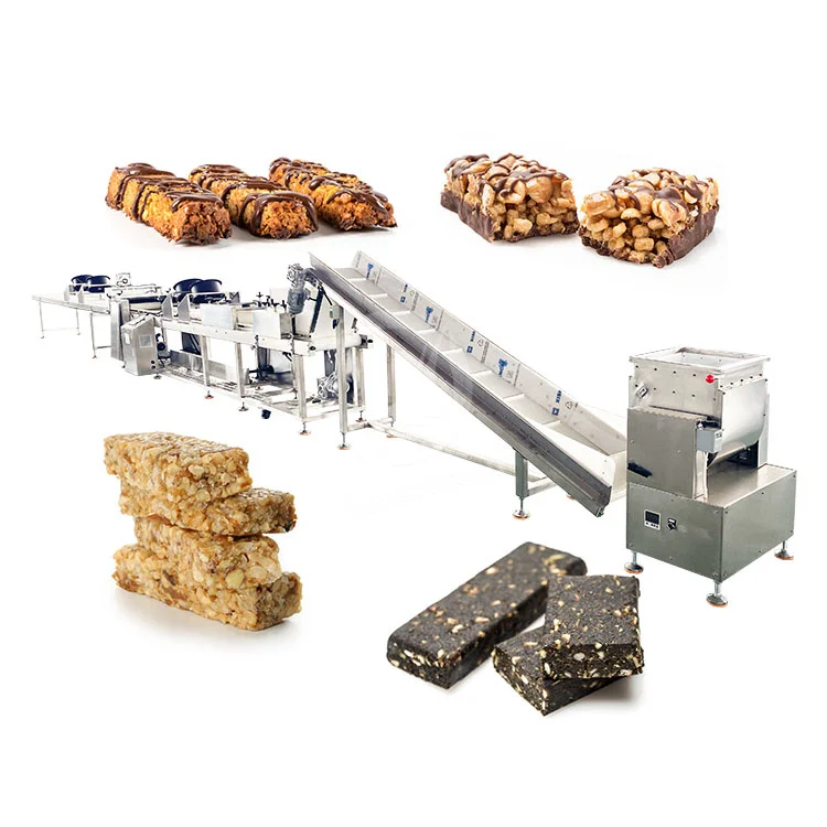 OCEAN Industrial Puffed Grain Bar Machine Cereal Bar Form Machine Small Nutrition Bar Production Line