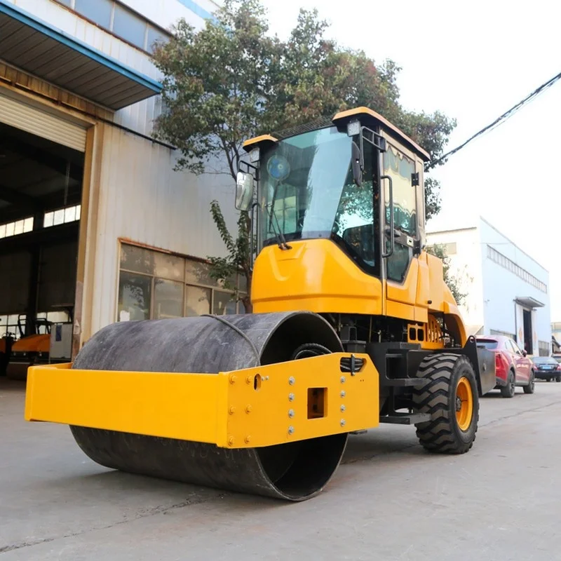 Free Shipping 1ton 2ton 3ton Diesel Single Double Drum Mini Road Roller Vibratory Ride on Roller Compactor