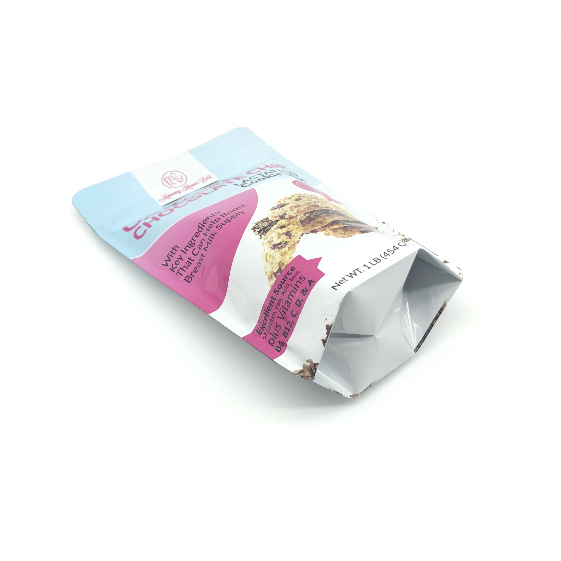 
custom printed Food packaging plastic cookies mylar bags 