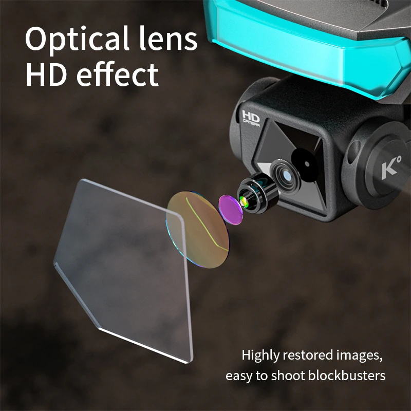 Flyxinsim Remote Control Wifi Pocket Toy Dron 4K Mini Camera Quadcopter HD Camera GPS Profesional 4K Mini Dron Camera Drones