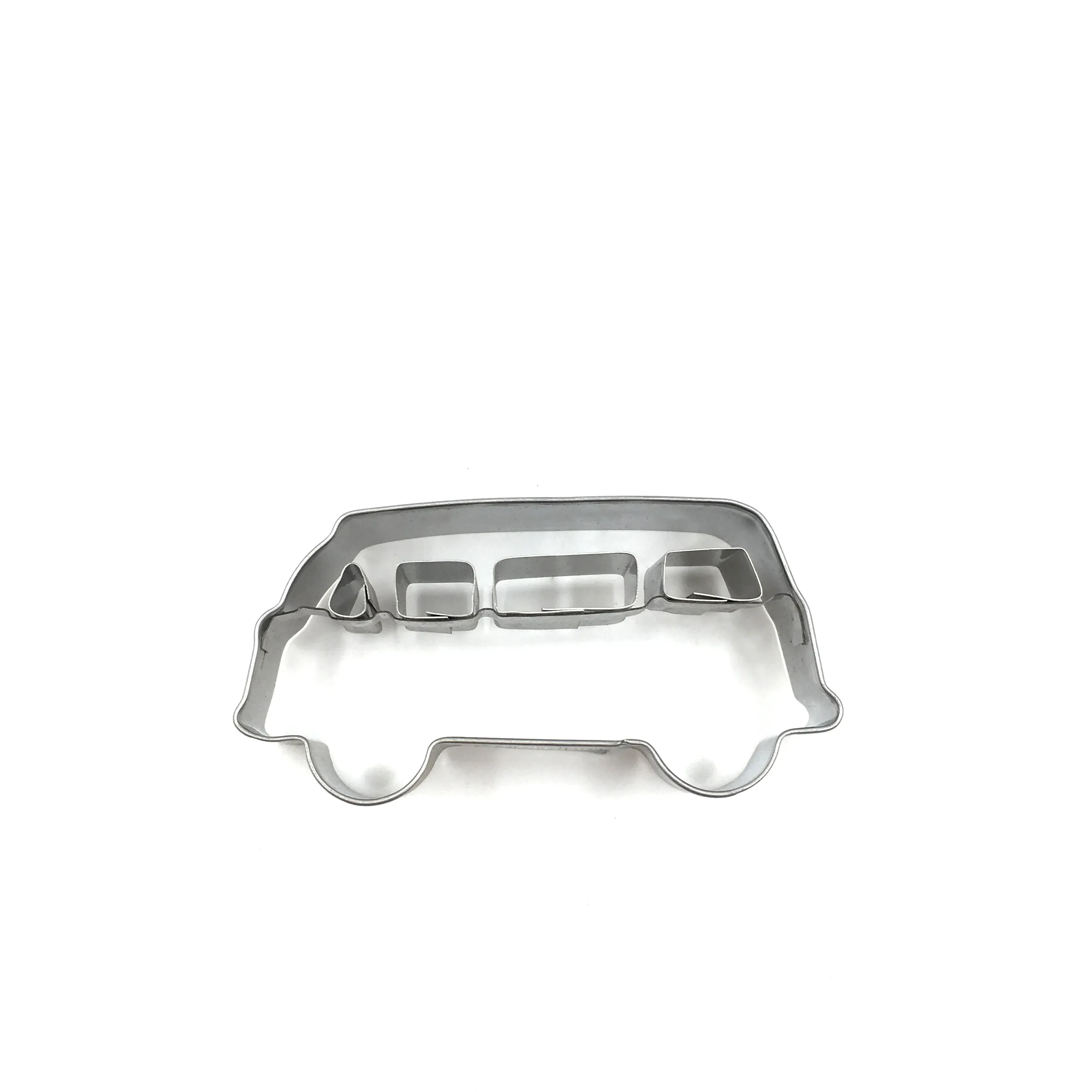 New design Hot Selling Cute Bus Shape Cookie Cutters Food Grade Stainless Cookie Mold