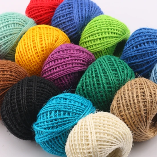 Top Quality Natural 1-60mm Best Quality Factory Bulk Jute Sisal Natural Braided Twist Rope DIY Decoration