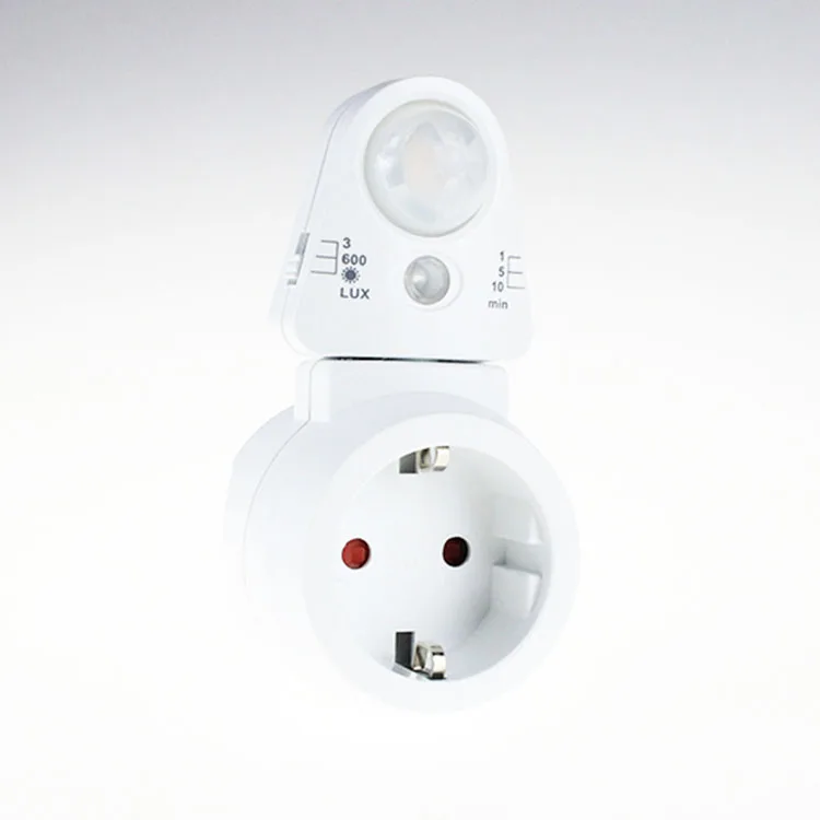 Europe Socket with Infrared Motion Sensor Smart PIR Infrared Motion Detector