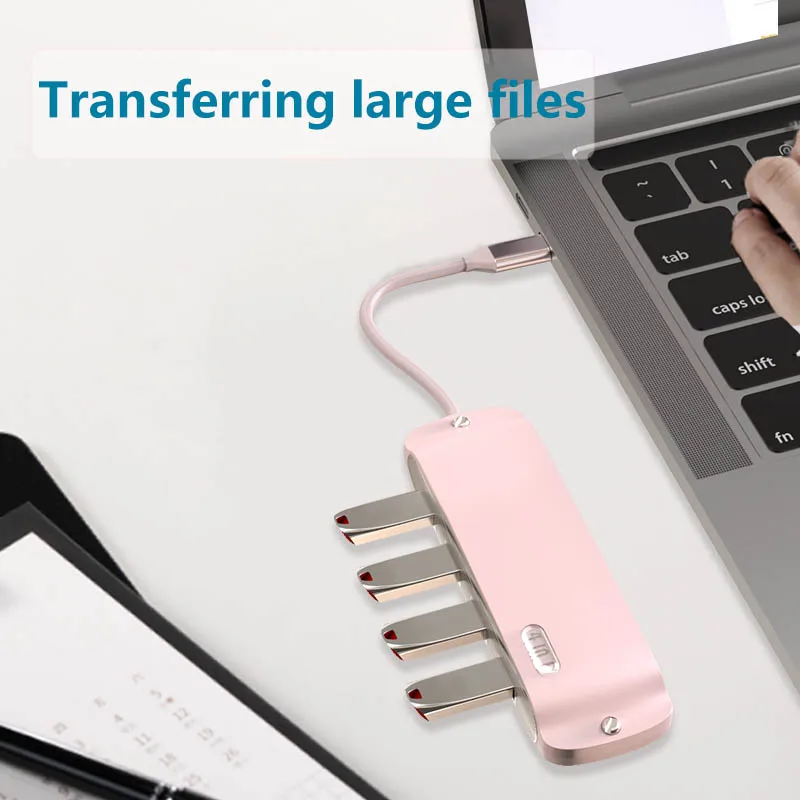 Концентратор USB3.0 * 4 + USB c 5 в 1 для док-станции Macbook