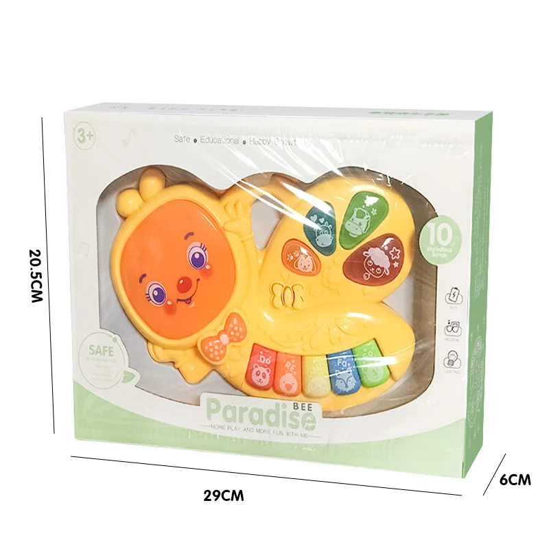 Cartoon Animals Early Educational Keyboard Toy Electronic Organ Baby Music Toy for Toddlers