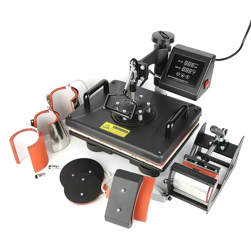 2024 Hot sale heat press machine DIY machine 8 in 1 heat press machine for office Equipment