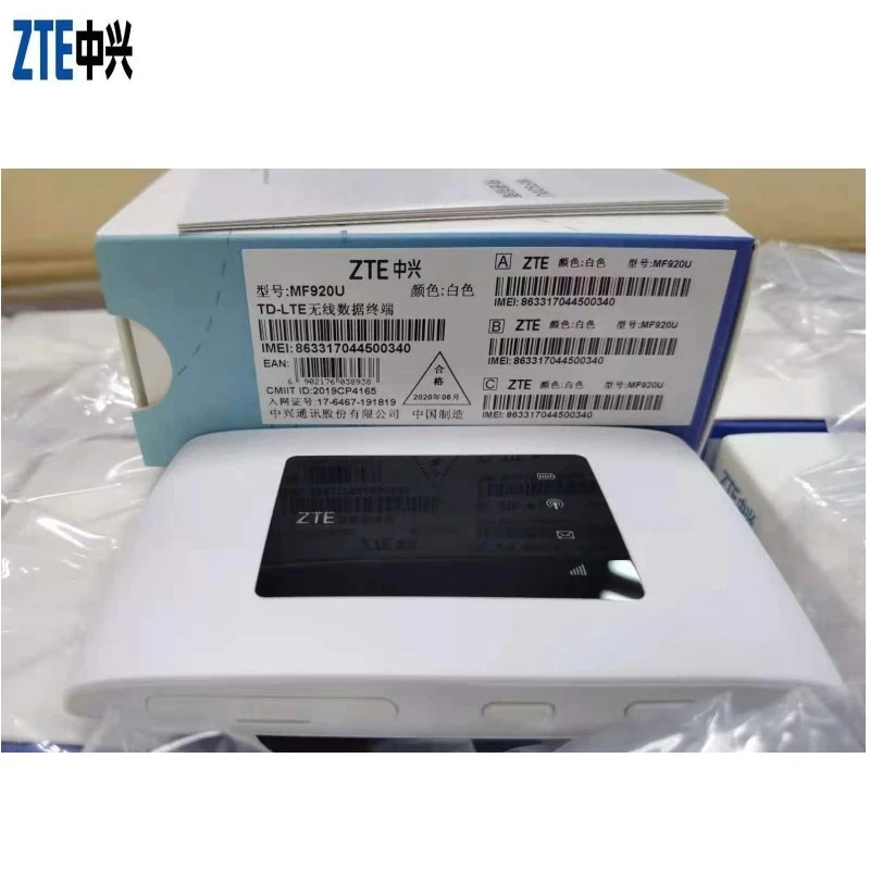 Модель мобильного телефона ZTE-Smart MF920U 4G LTE 150 Мбит/с Wi-Fi Совместимость с маршрутизатором
