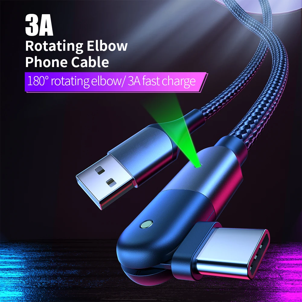 Amazon аксессуары нейлоновый Плетеный USB-C USB A 2.4A type c кабель для быстрой зарядки 2 0 type-C передачи