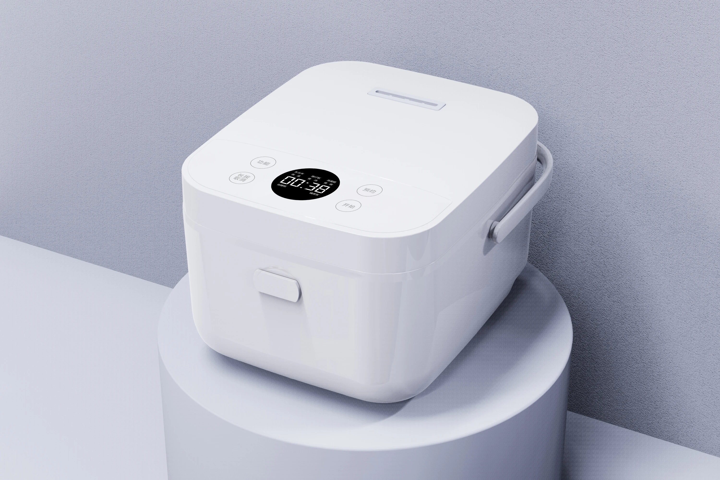 2023 New Design 3L Low Sugar Rice Cooker/electric Rice Cooker Smart Electric Customize Plastic Square Ceramic Household 500 220