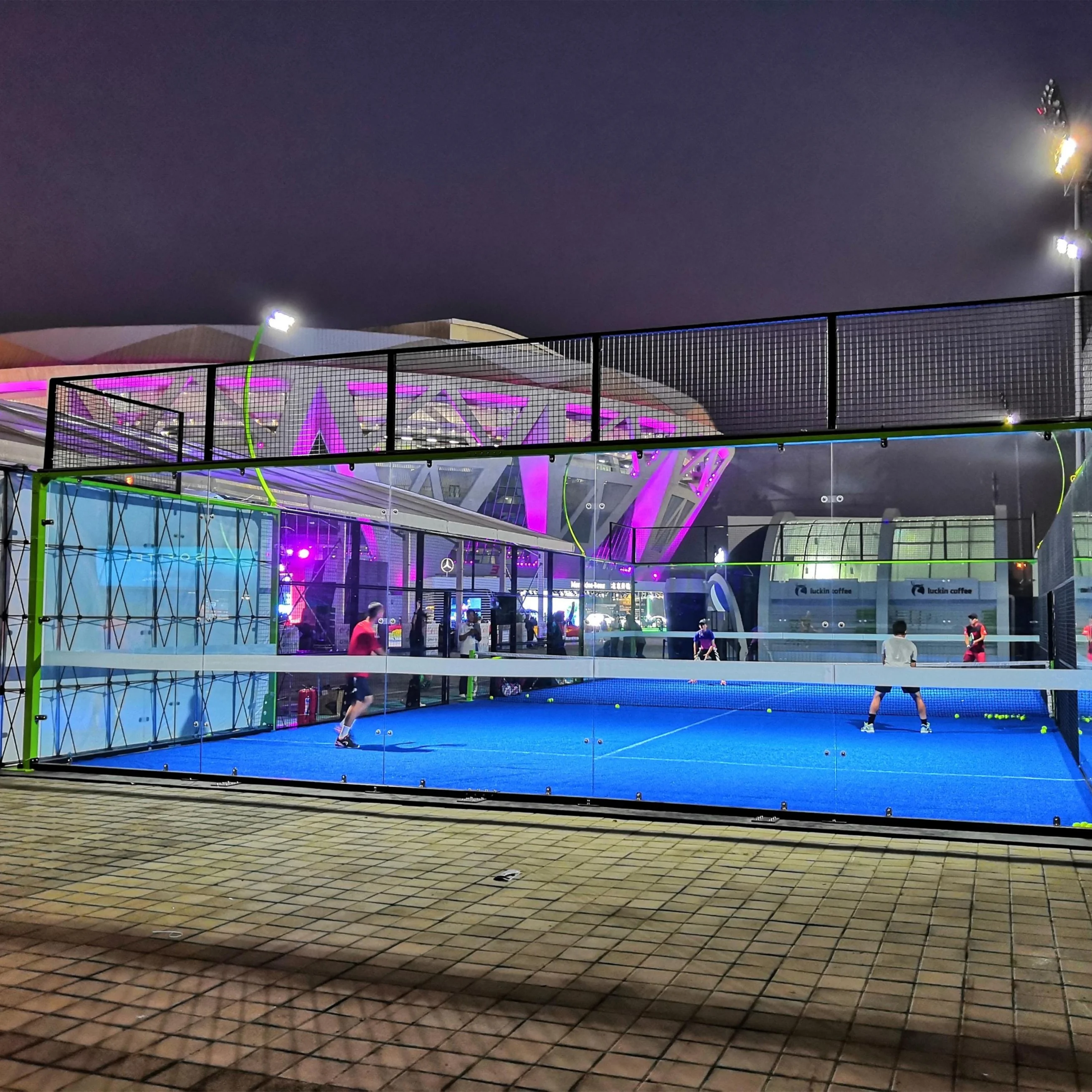 QiFan Padel  Court For Professional Tourament The Most Popular Paddle Tennis Court On sale