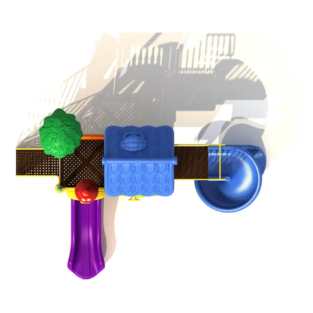 garden games for children yard play set park plastic game equipment children playground slide outdoor double slide kids toys