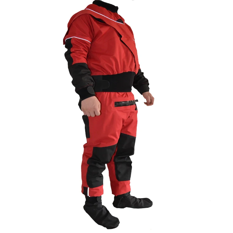 High quality  dry suit breathable drysuit diving fabric zipper kayaking drysuit