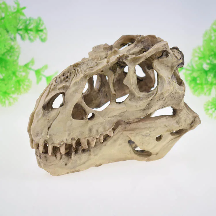 Aquarium Fish Tank Accessories Ornaments Water Grass Landscape Dinosaur Resin Skull Fish Tank Landscape/Decoration