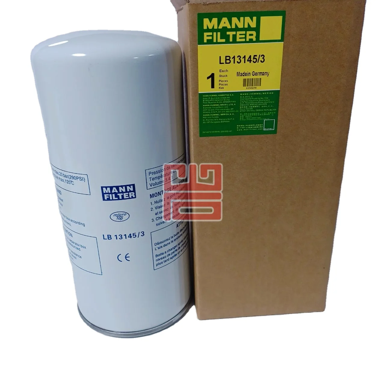 screw air compressor spare parts wholesale M A N oi Separator  LB 13145-3