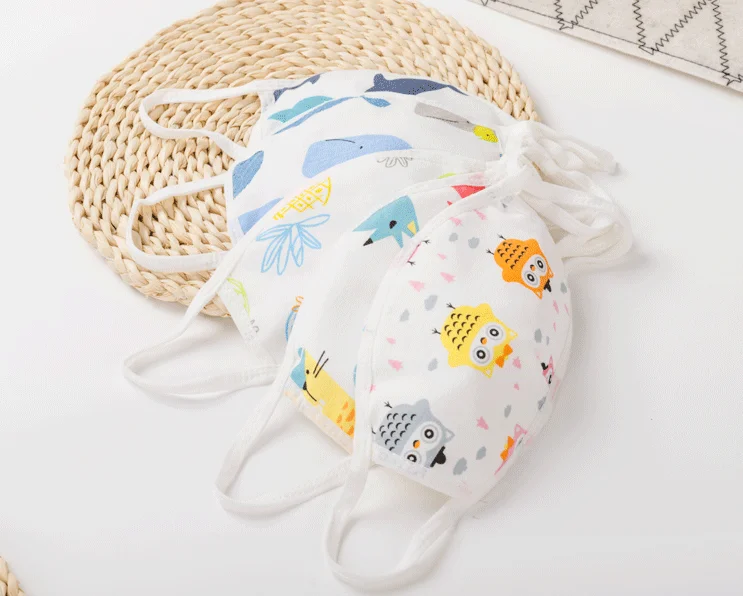 Оптовая продажа, Детская моющаяся сменная накладка на лицо с фильтром и принтом пыли