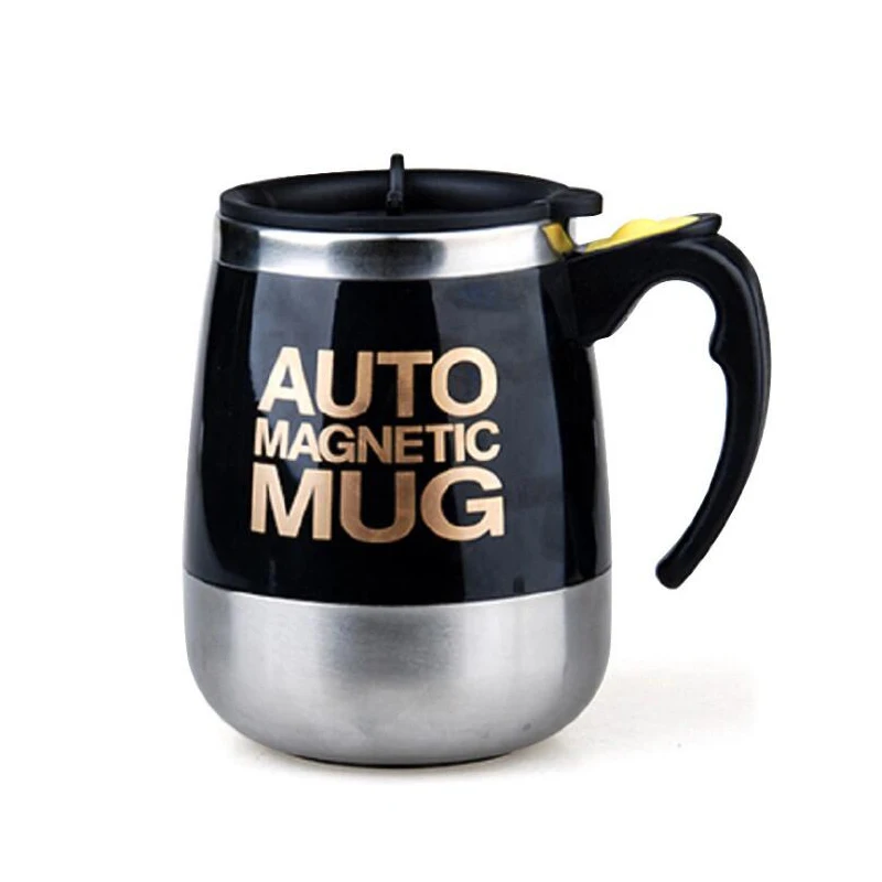 Автоматическая Магнитная чашка с самоперемешиванием, чашка из нержавеющей стали 304 для смешивания кофе и молока, электрическая чашка для кофе с самоперемешиванием